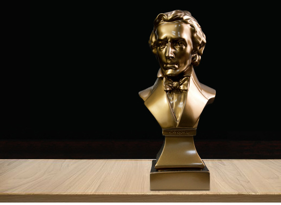 Tv Art And Craft - Statue de musicien Chopin, cavaliers de