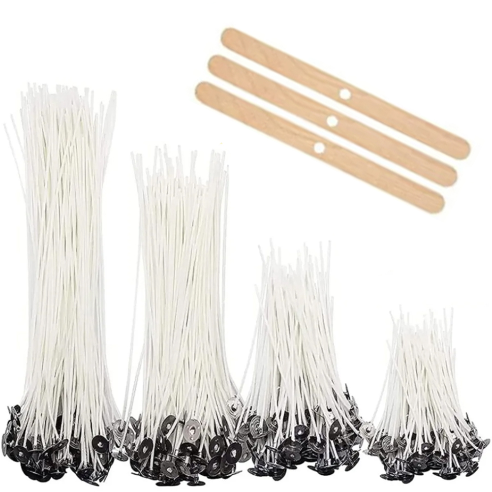 Soy Candle Fragrance Oil - Porte-mèches de bougie en coton ciré,