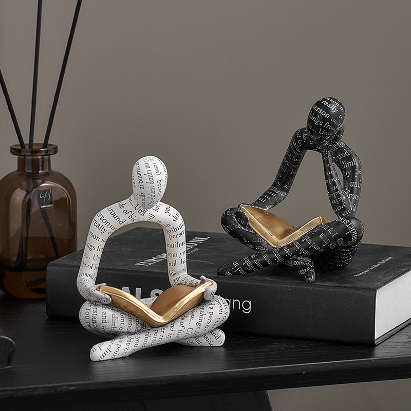 Tv Art And Craft - Ornements de lecture en résine creux