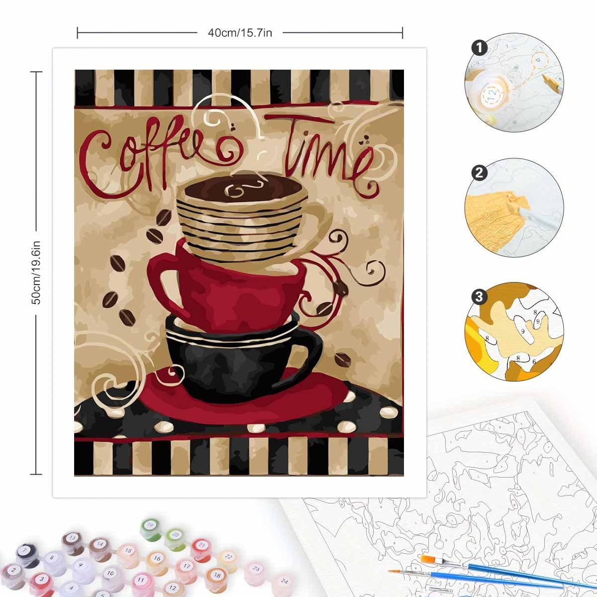 Kit de peinture par numéros po - Tv Art And Craft avis et prix