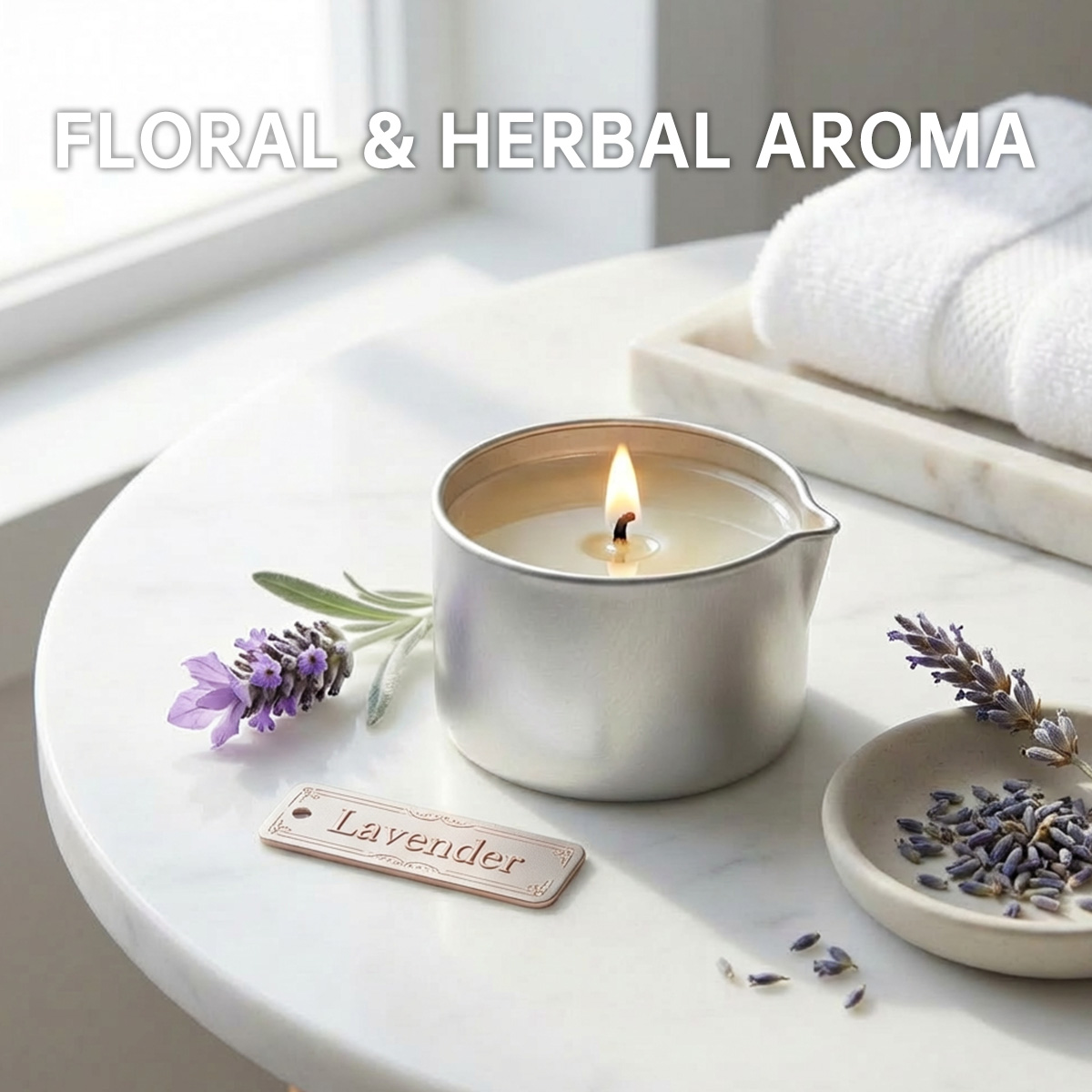 Bougie d'huile de Massage lava - Soy Candle Fragrance Oil avis et prix