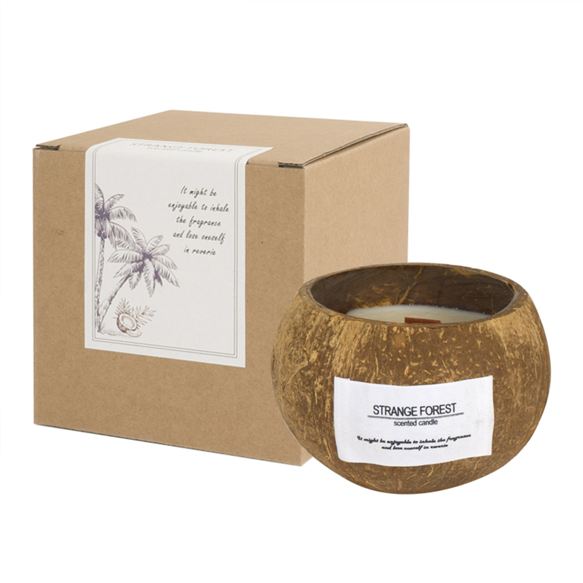 Bougie d'aromathérapie en coqu - Soy Candle Fragrance Oil avis et prix