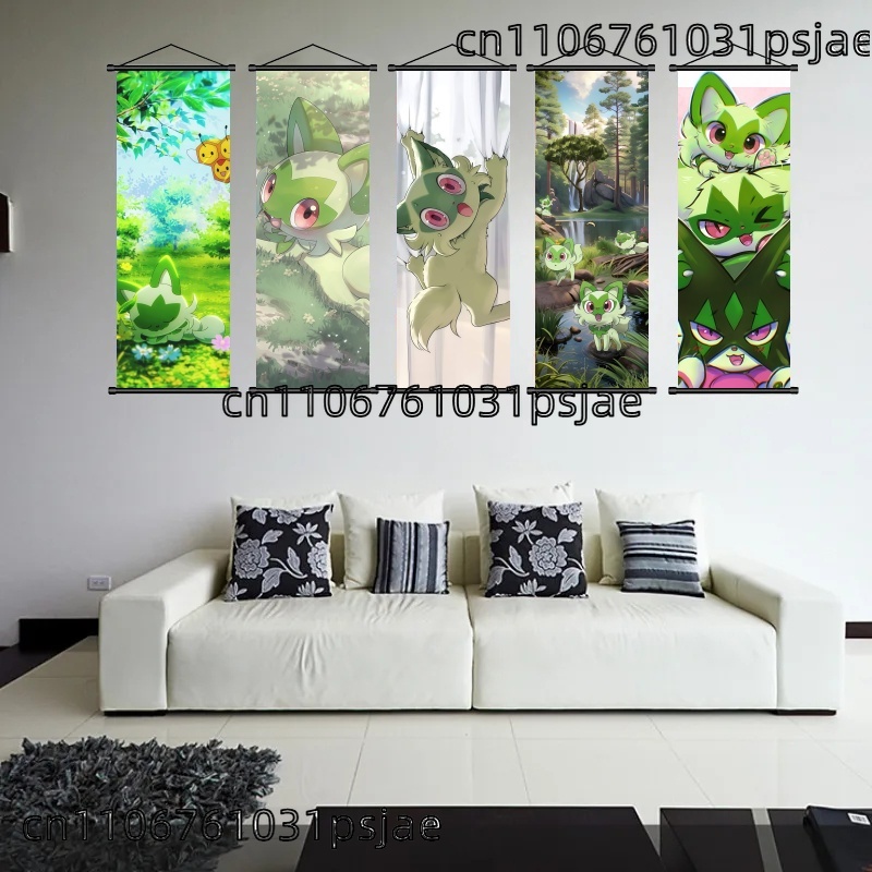 Sprigatito Scroll Art, bien co - Tv Art And Craft avis et prix