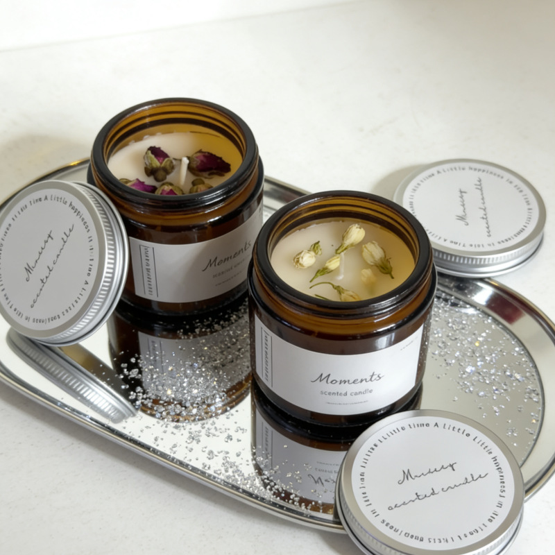 Bougie parfumée aux fleurs séc - Soy Candle Fragrance Oil avis et prix
