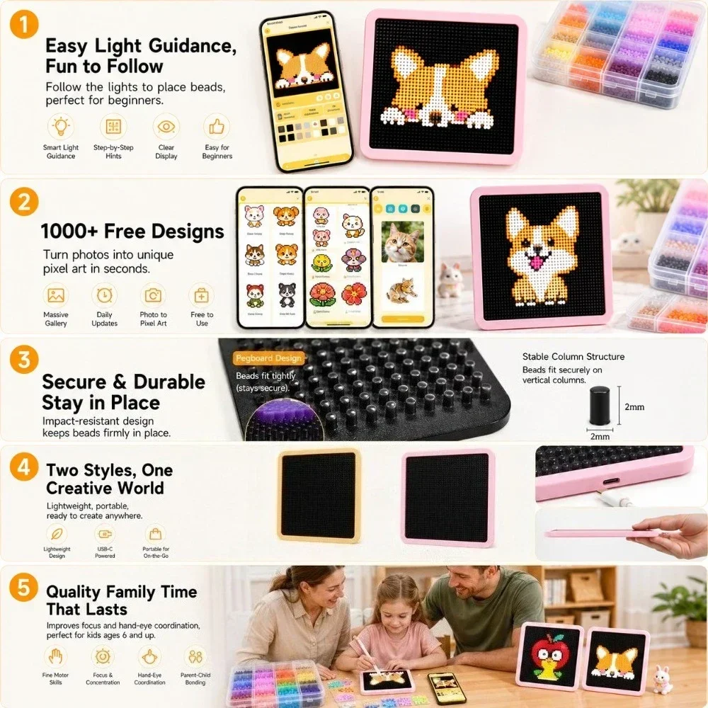 Tableau lumineux LED intellige - Art Craft Kit avis et prix