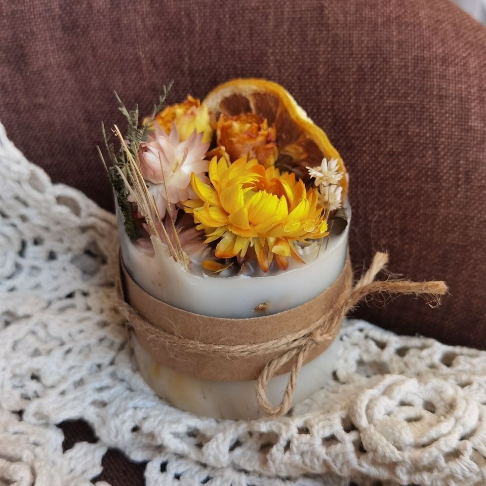 Bougie d'Aromathérapie à Fleur - Soy Candle Fragrance Oil avis et prix