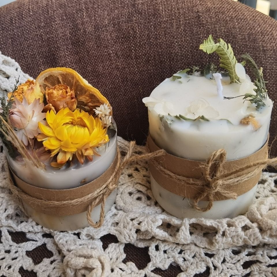 Bougie d'Aromathérapie à Fleur - Soy Candle Fragrance Oil avis et prix