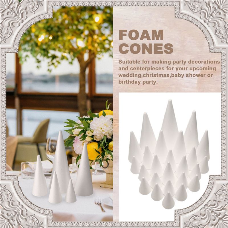 Lot de 24 cônes en mousse pour - Art Craft Christmas Tree avis et prix